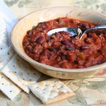 Black Bean chili with Ancho