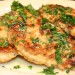 Lemony Chicken Francese with Tarragon and Parsley