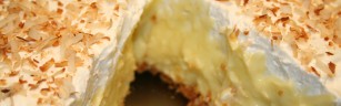 Coconut Cream Pie with gluten free crust