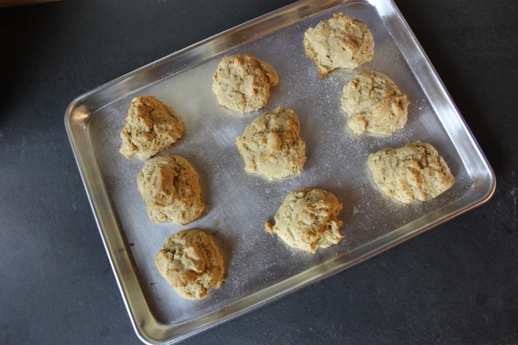gluten free sweet biscuits hot out of the oven
